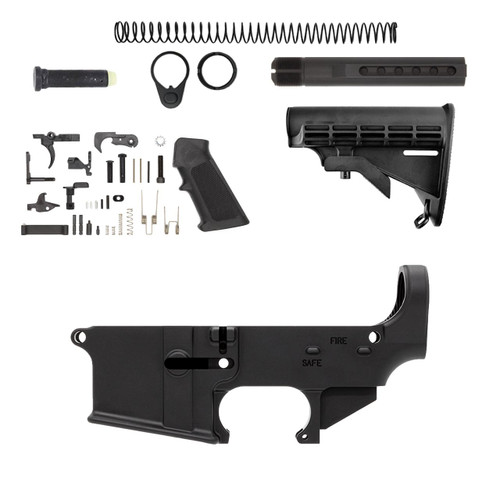 Forged Fire/Safe Marked 80% Lower Assembly